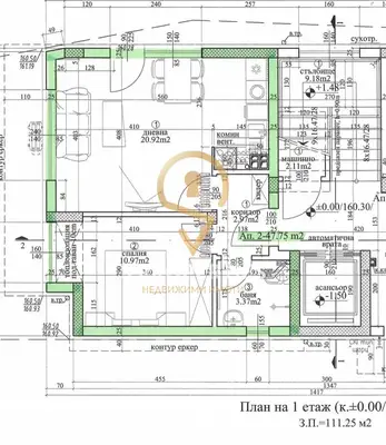 Zweizimmerwohnung Nr. 2 in einem Boutique-Gebäude vor Akt 14 mit Parkplatz im Preis enthalten
