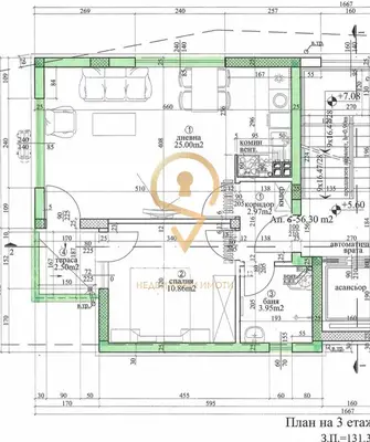 Zweizimmerwohnung Nr. 6 in einem Boutique-Gebäude vor Akt 14 mit Parkplatz im Preis