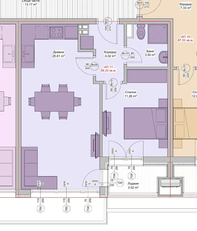 Two-bedroom Apartment 27